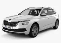 SKODA KAMIQ Natural wood veneer dash trim kits