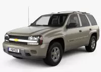 CHEVROLET TrailBlazer Natural wood veneer dash trim kits