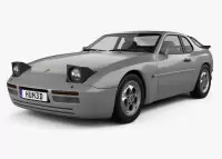 PORSCHE 944 Natural wood veneer dash trim kits