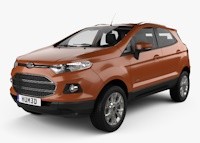 FORD ECO SPORT Natural wood veneer dash trim kits