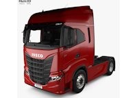 _CATEGOIES Trucks IVECO S-WAY Natural wood veneer dash trim kits
