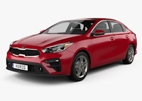 KIA FORTE Natural wood veneer dash trim kits