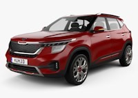 KIA SELTOS Natural wood veneer dash trim kits