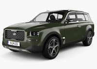 KIA TELLURIDE Natural wood veneer dash trim kits