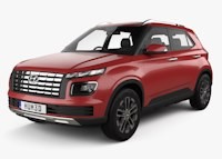 HYUNDAI VENUE Natural wood veneer dash trim kits