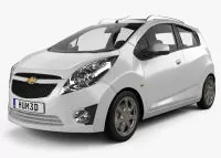 CHEVROLET SPARK Natural wood veneer dash trim kits